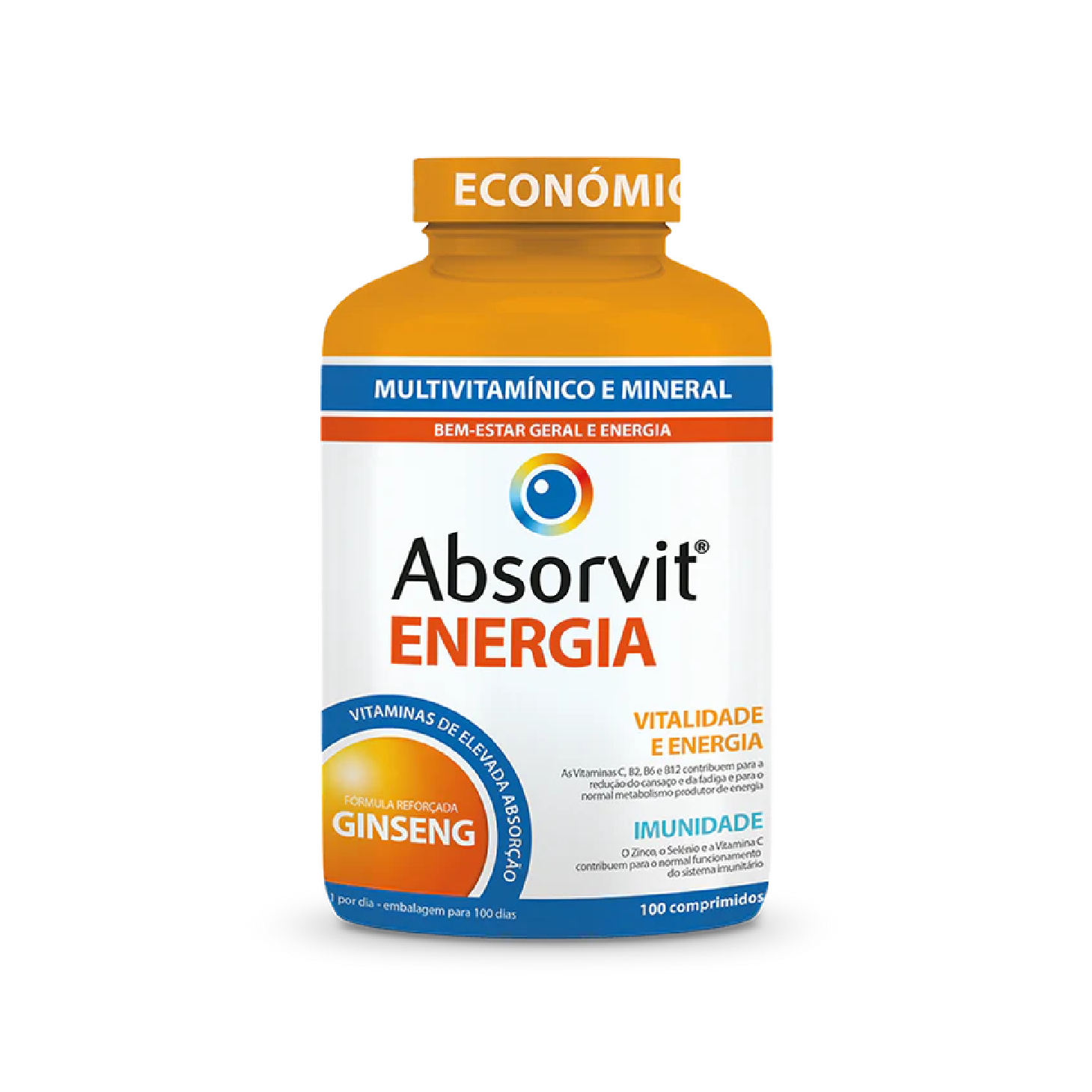 Absorvit Energia 100 Comprimidos