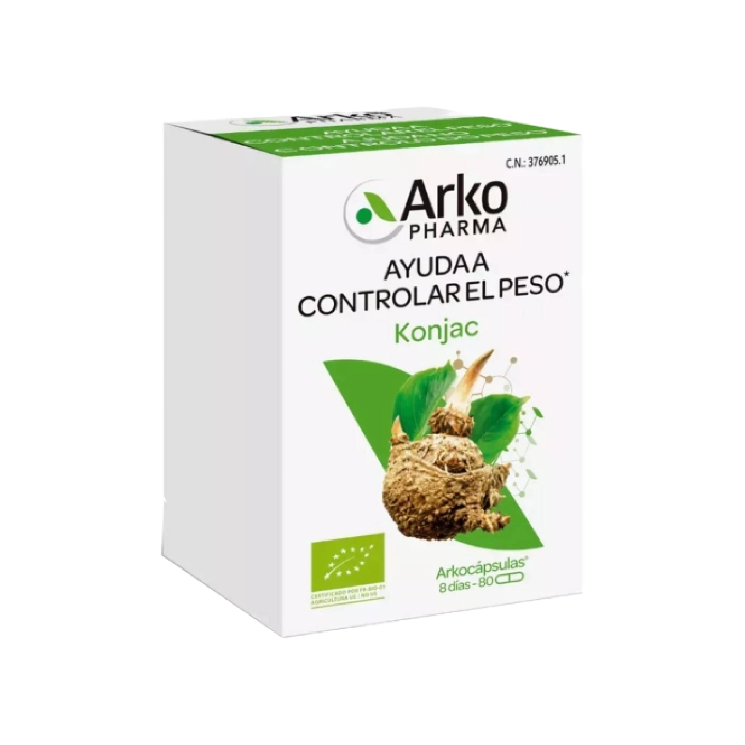 Arkocápsulas Konjac 80 Cápsulas