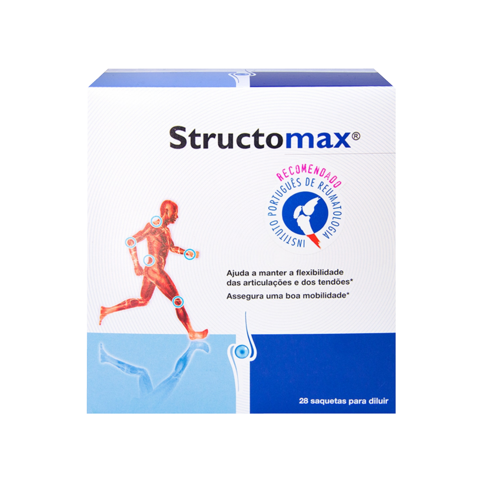 Structo Max Structomax 28 Saquetas - Suplemento Articular - Farmácia Cuida