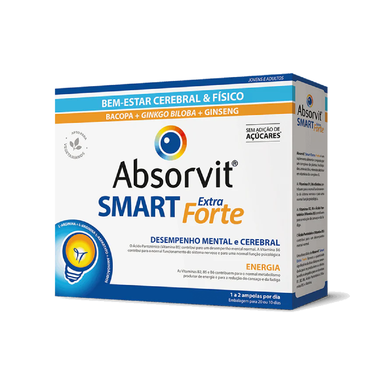 Absorvit Smart Extra Forte 10ml x 30 Ampolas
