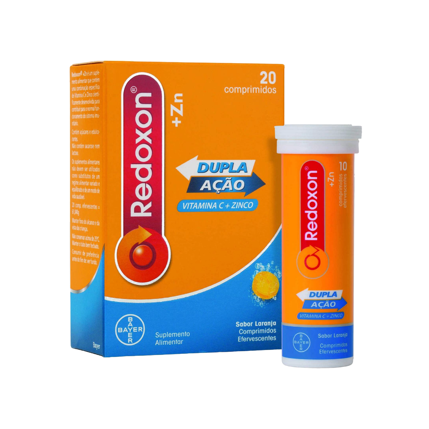 Redoxon +Zn Naranja 20 Comprimidos Efervescentes