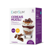 Easyslim Cereais Muesli Caramelo e Chocolate 30g x 7 Unidades