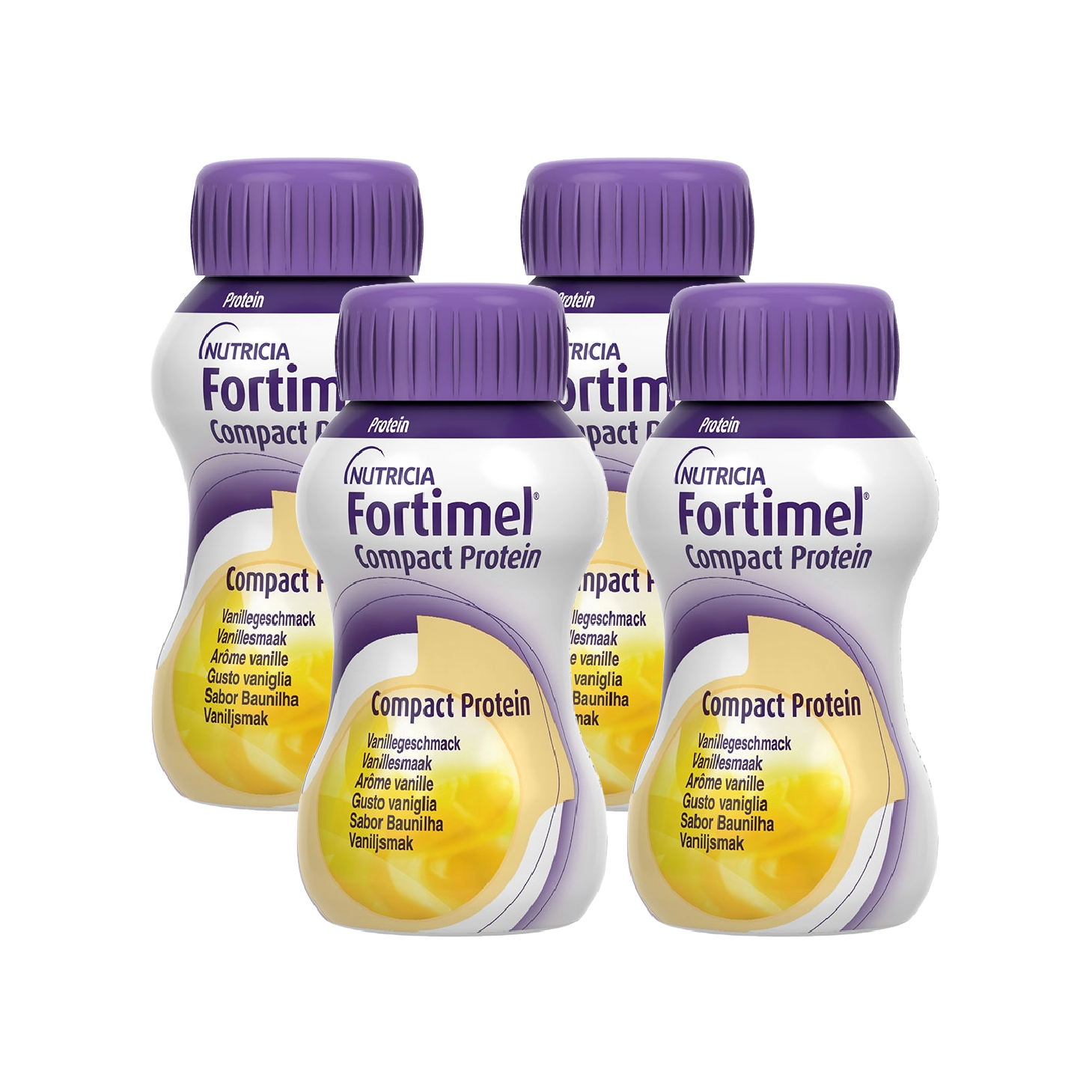 Fortimel Compact Protein Baunilha 125ml x 4 Unidades