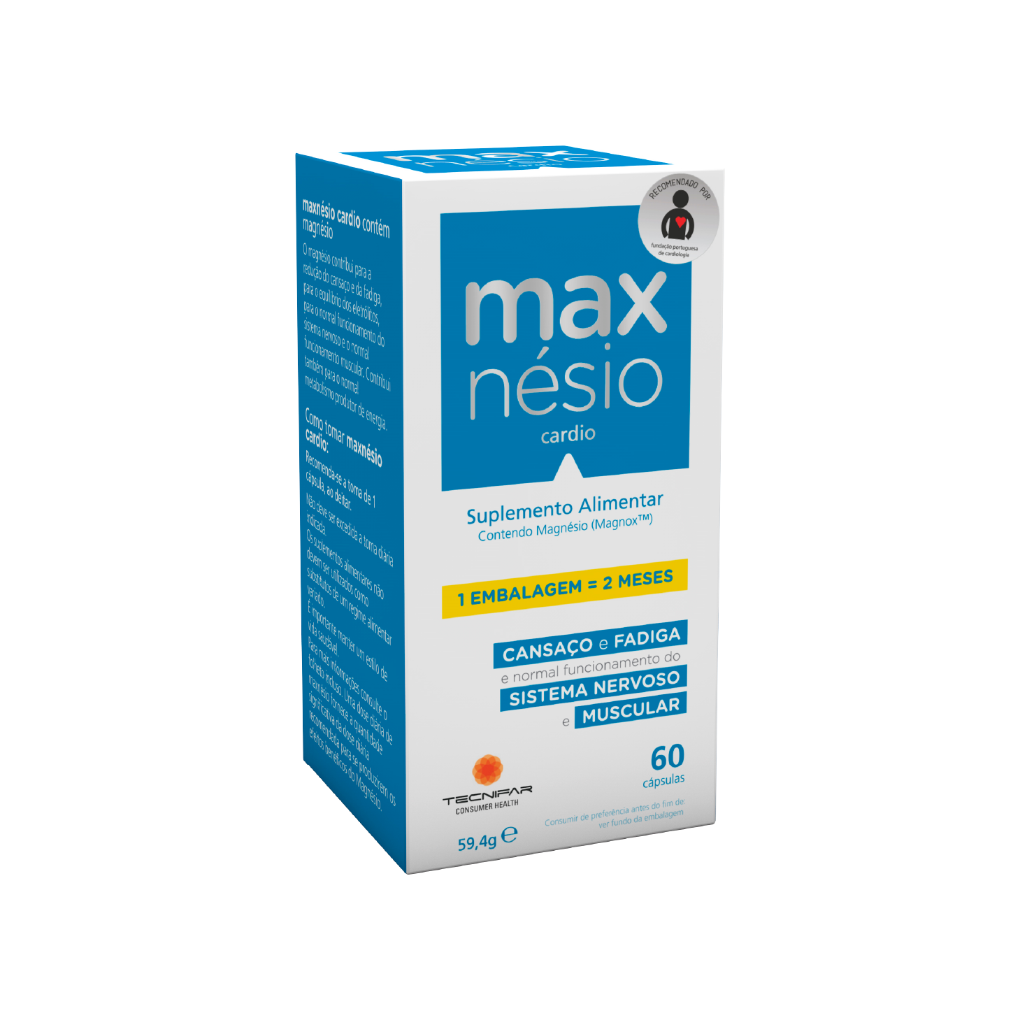 Maxnésio Cardio 60 Cápsulas