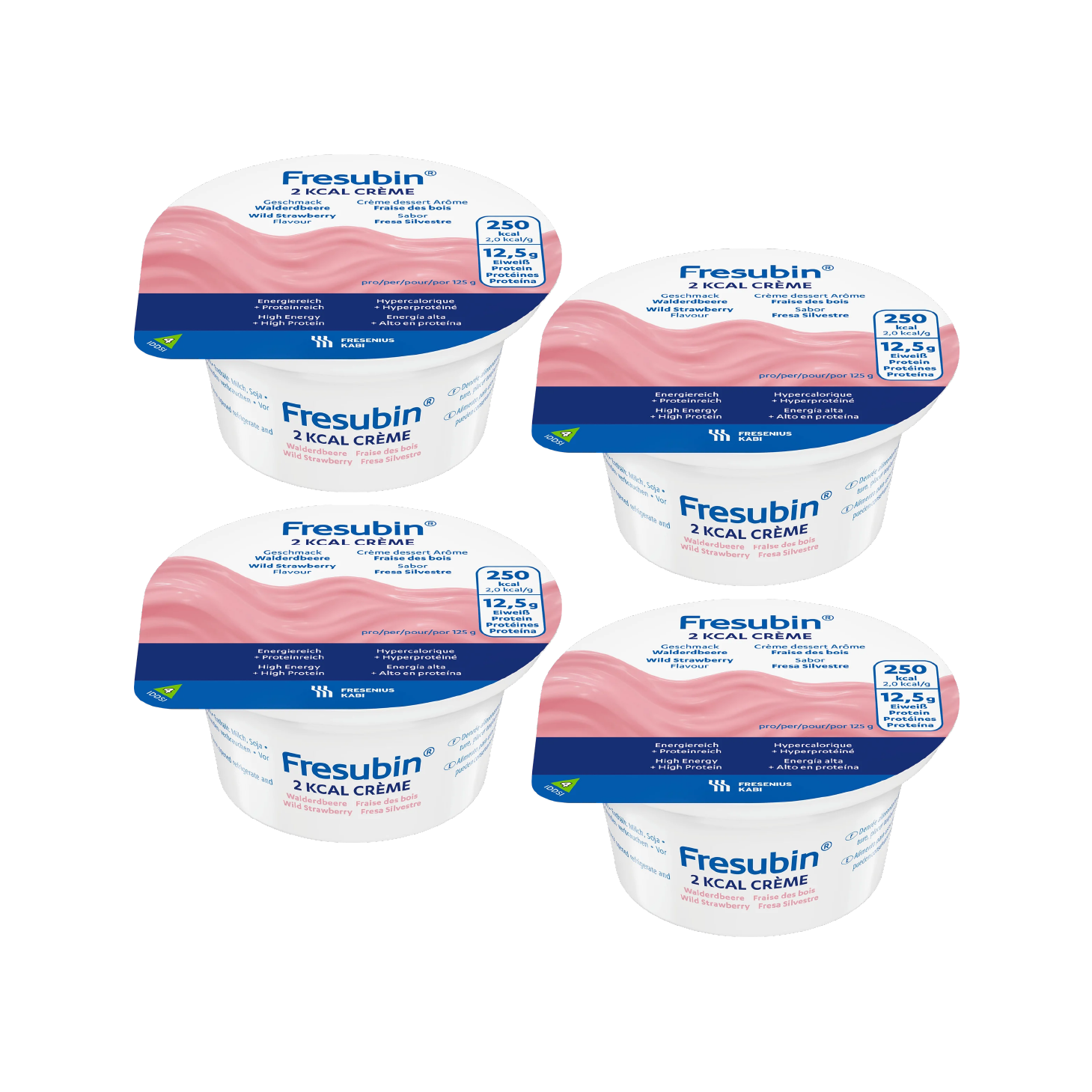 Fresubin 2kcal Crème Morango Silvestre 125g x 4 Unidades