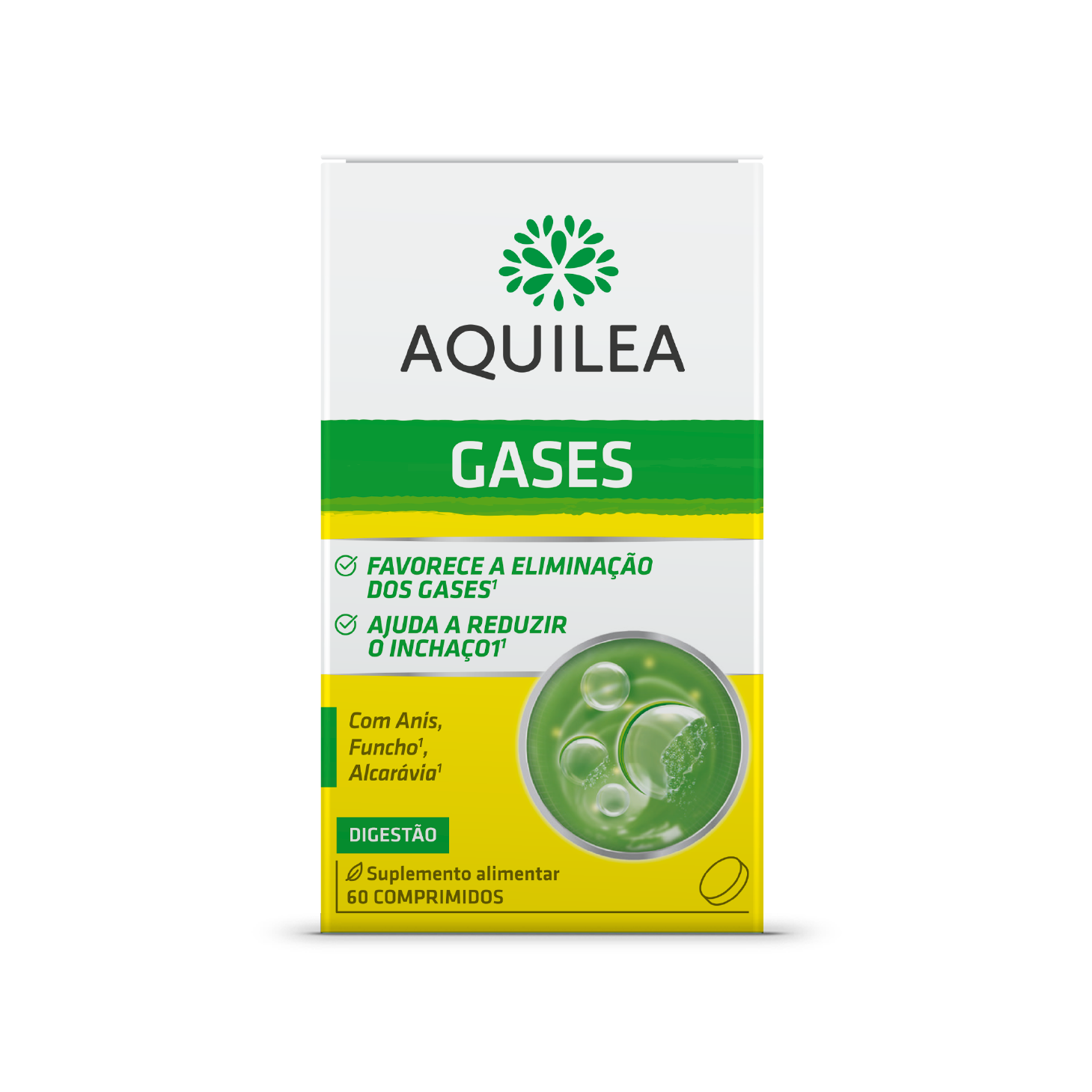 Aquilea Gases 60 Comprimidos