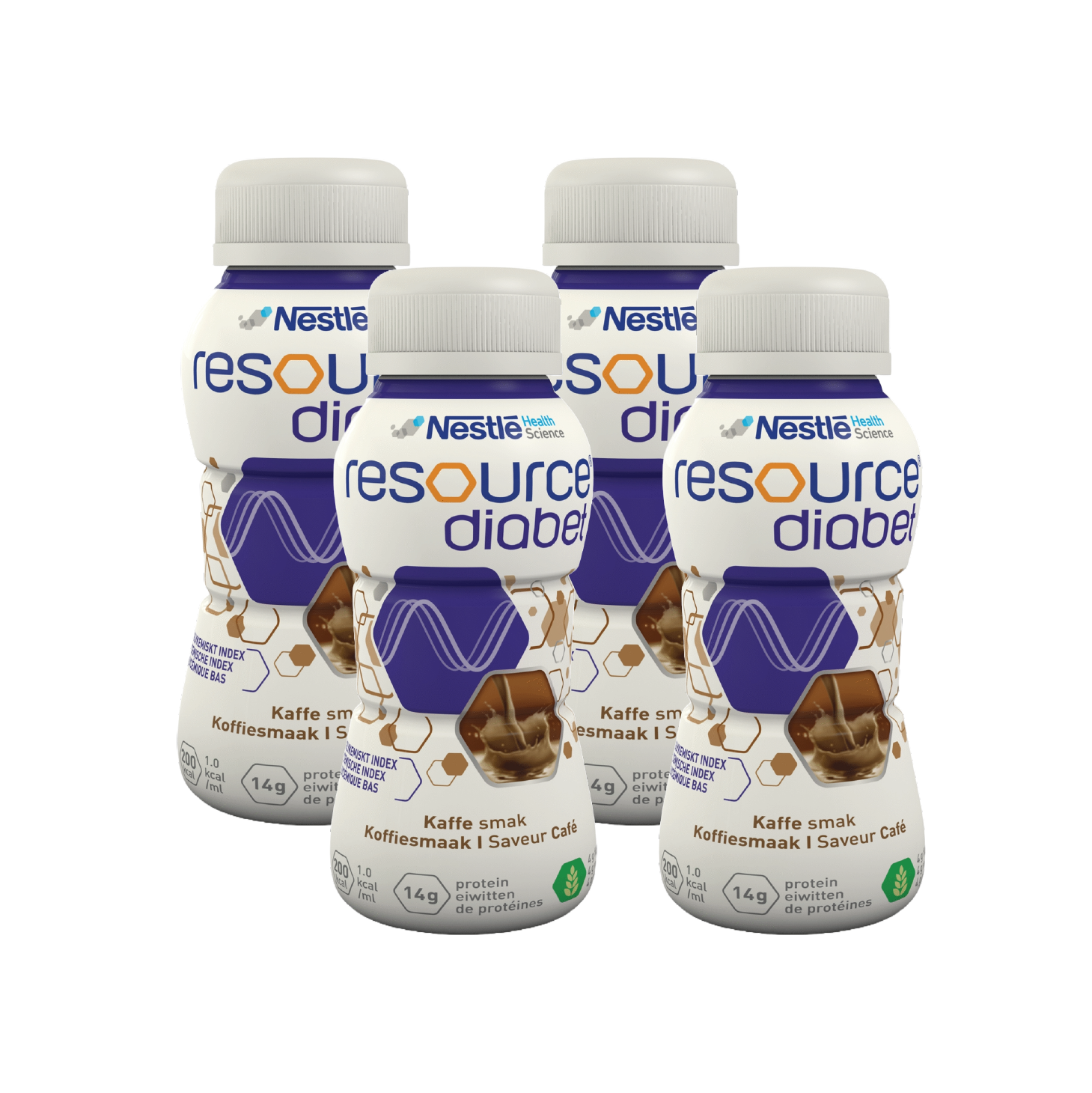 Resource Diabet Café 200ml x 4 Unidades