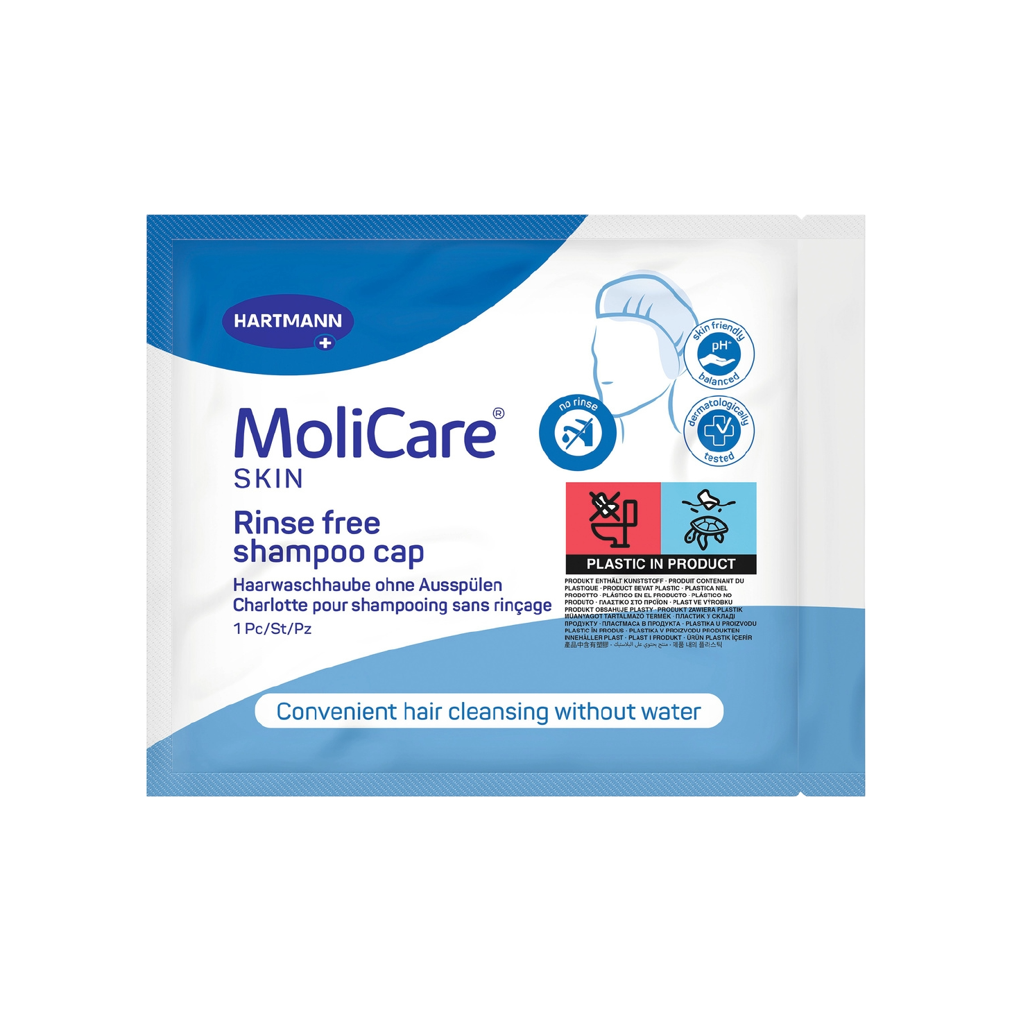 MoliCare Skin Touca Champô Sem Enxaguar