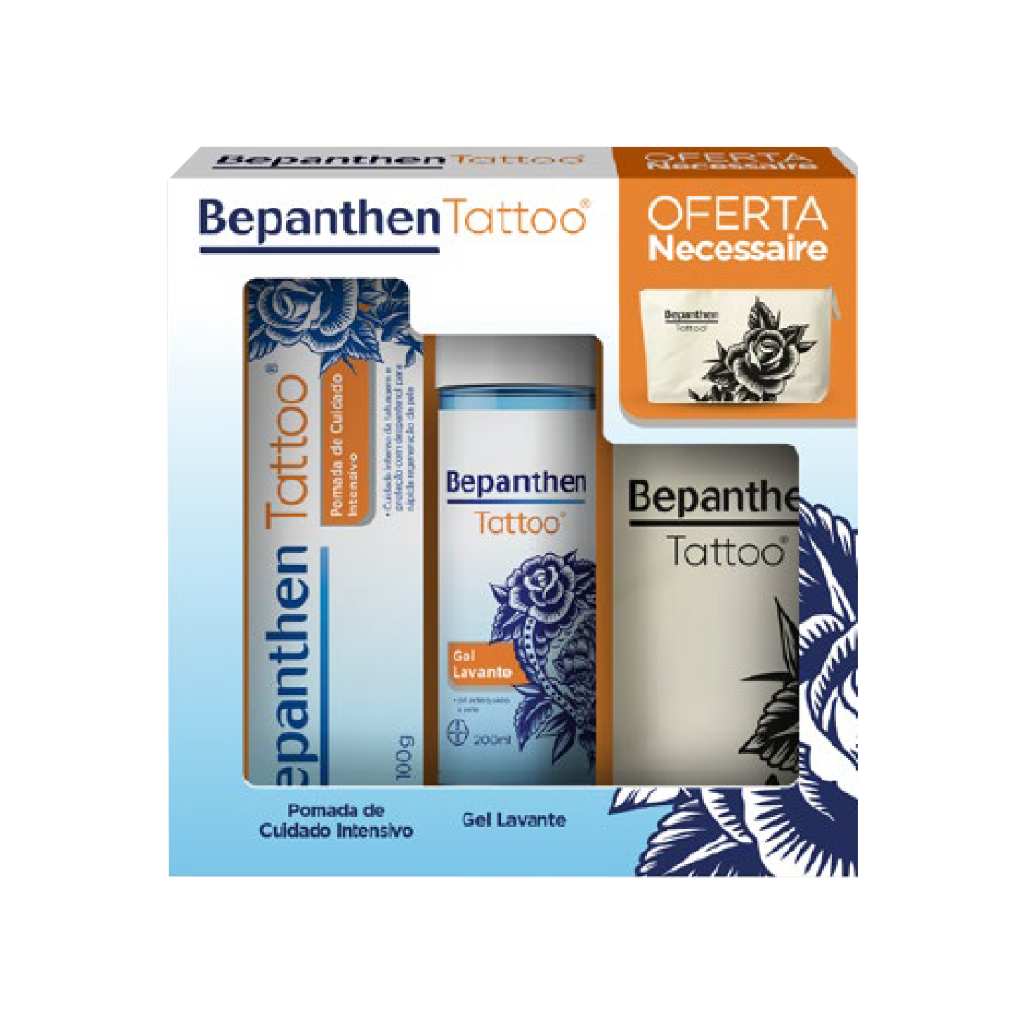 Bepanthen Tattoo Coffret com Oferta de Necessaire