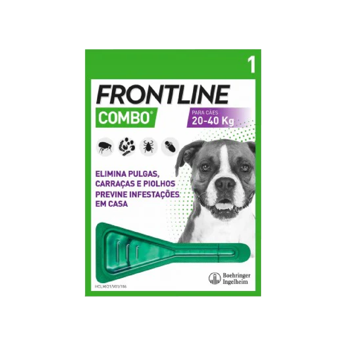 Frontline Combo Cão 20-40Kg Pipetas 2,68ml x 1 Unidade