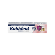 Crema adhesiva antibacteriana Kukident Pro Plus sin sabor, 40 g