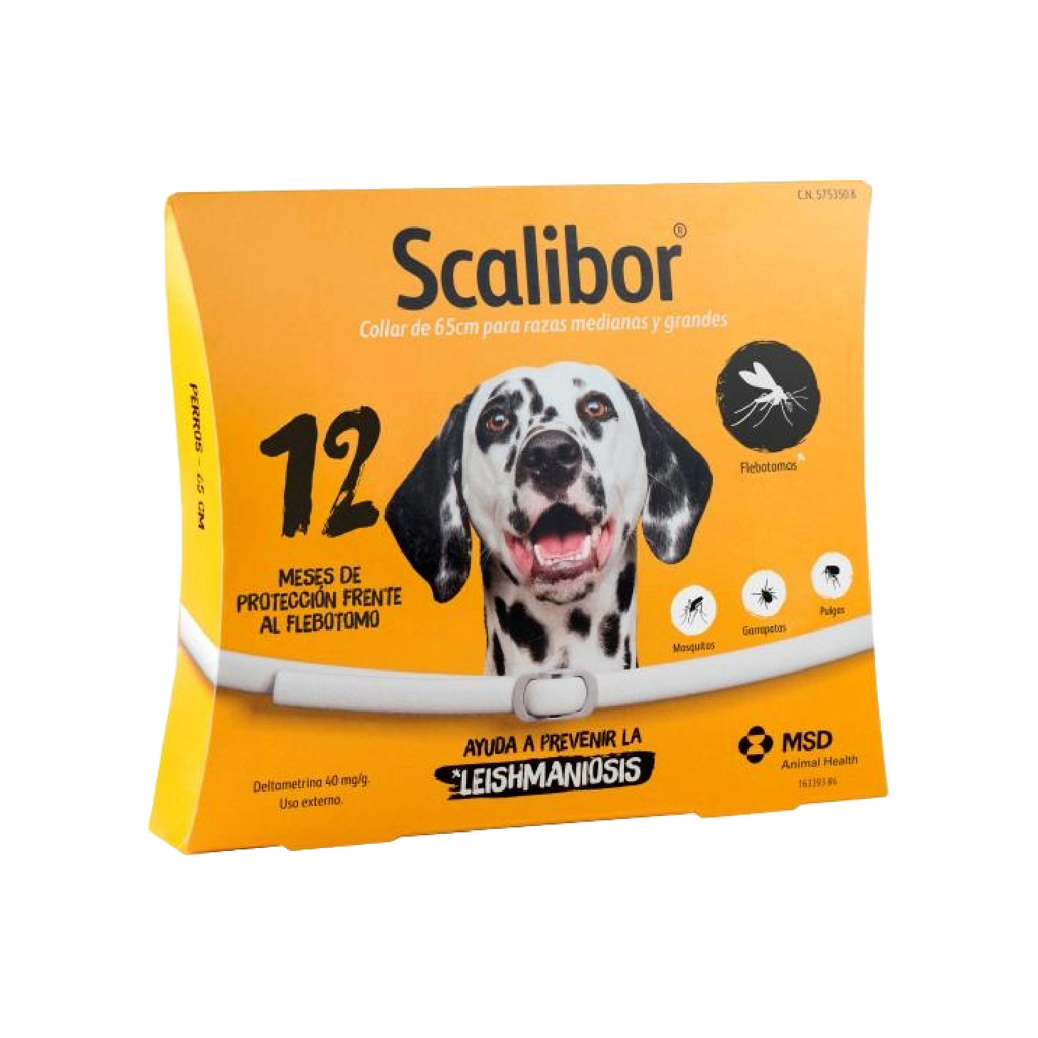 Scalibor Coleira Antiparasitária Cão Grande 65 cm