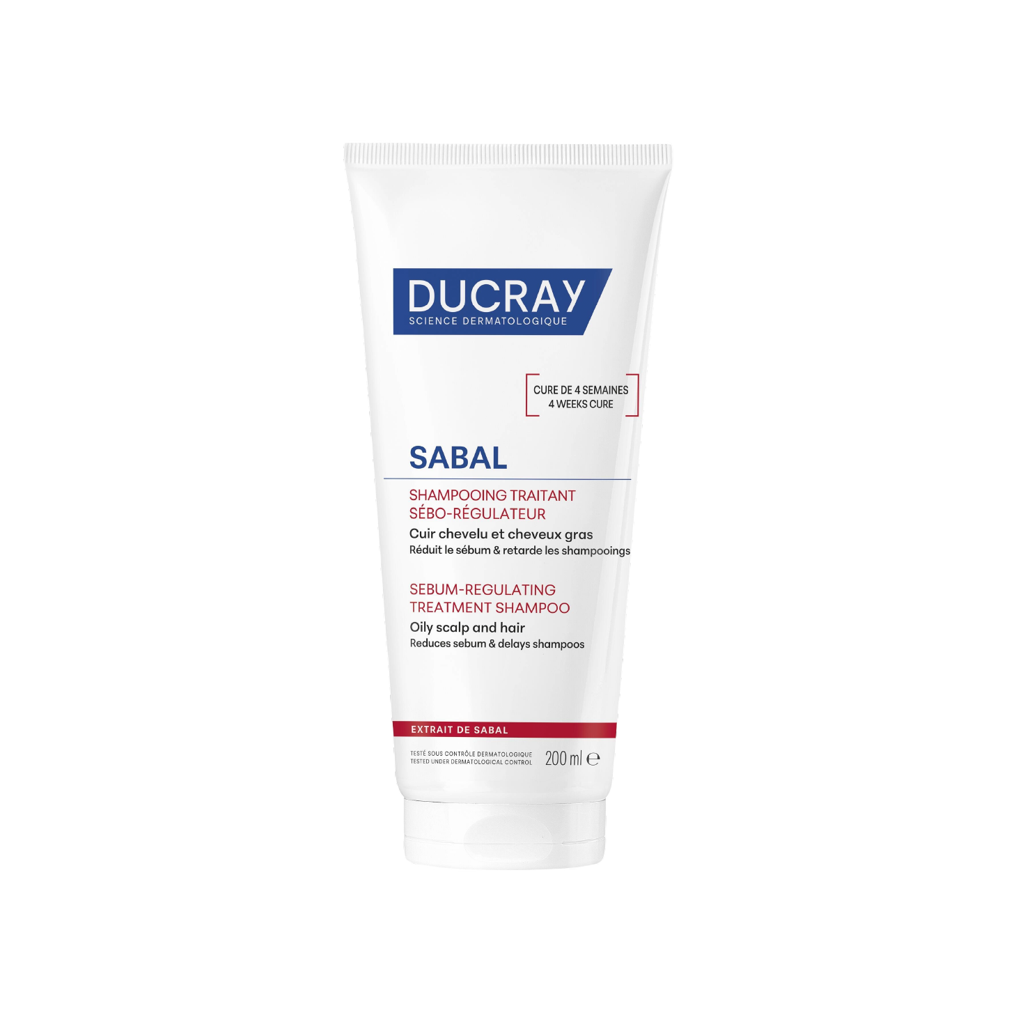 Ducray Sabal Champô Cuidado Cabelo Oleoso 200ml