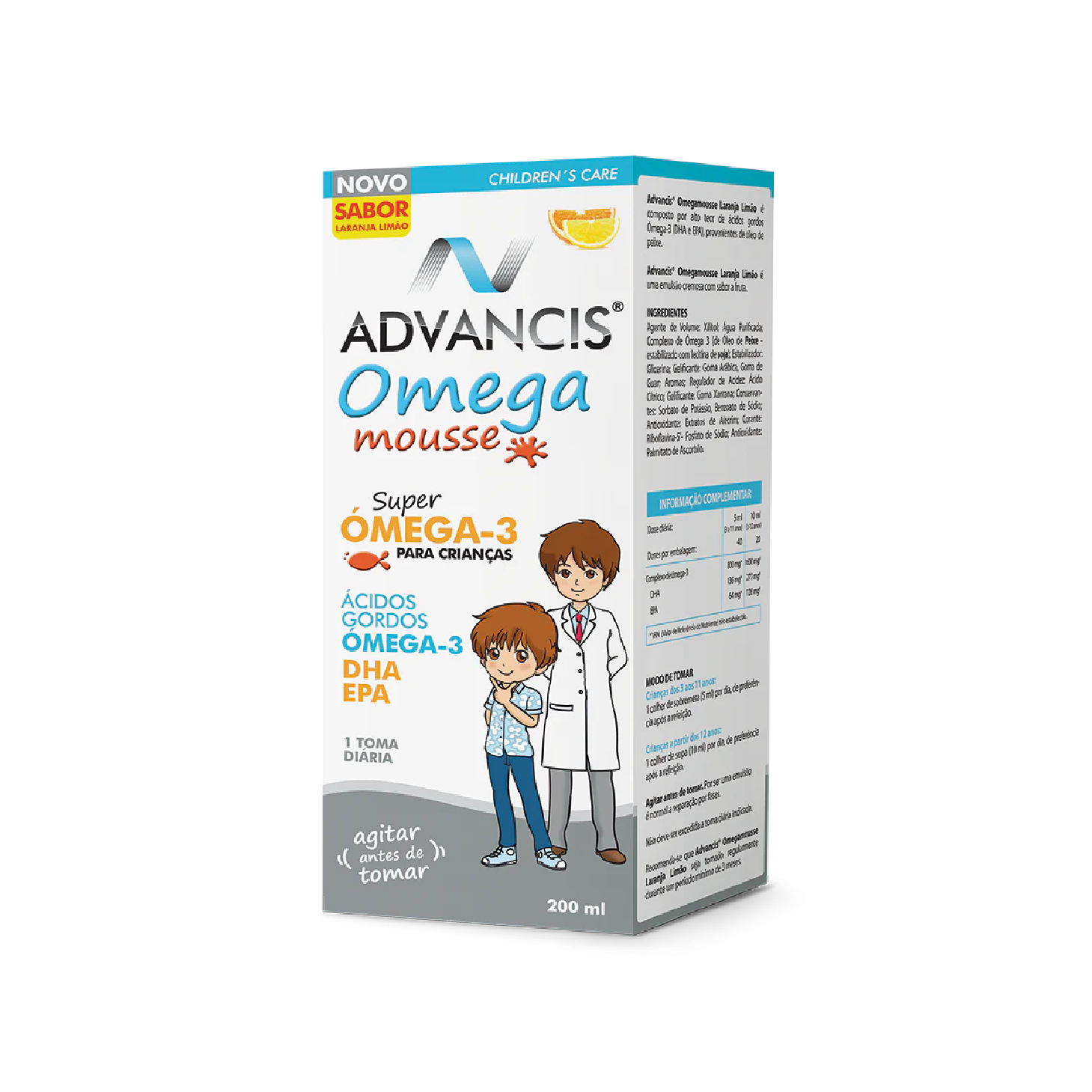 Advancis Omega Mousse Emulsão 200ml