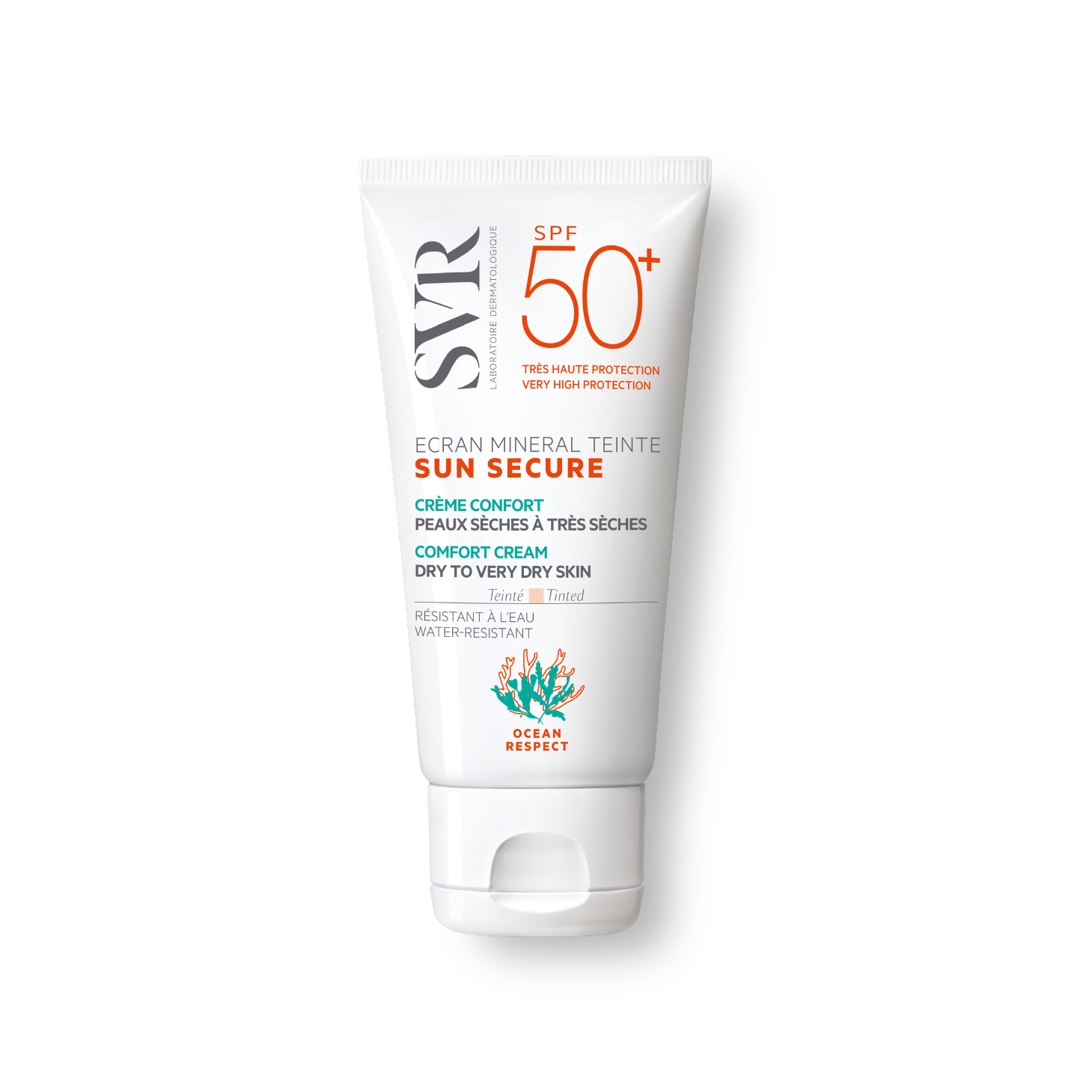 SVR Sun Secure Ecrã Mineral Teinté Pele Seca SPF50+ 50ml