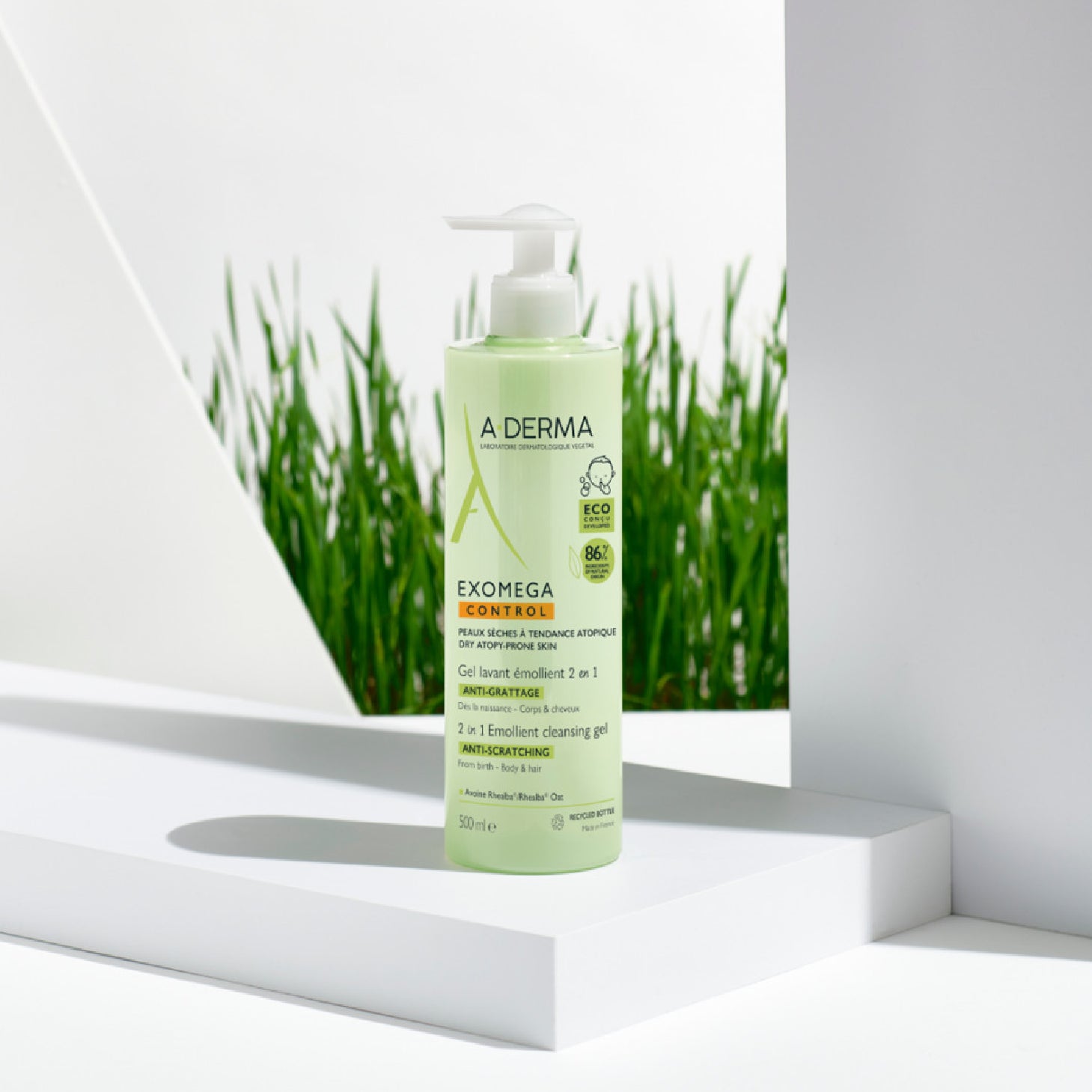 A-Derma Exomega Control Gel de Lavagem Emoliente 500ml