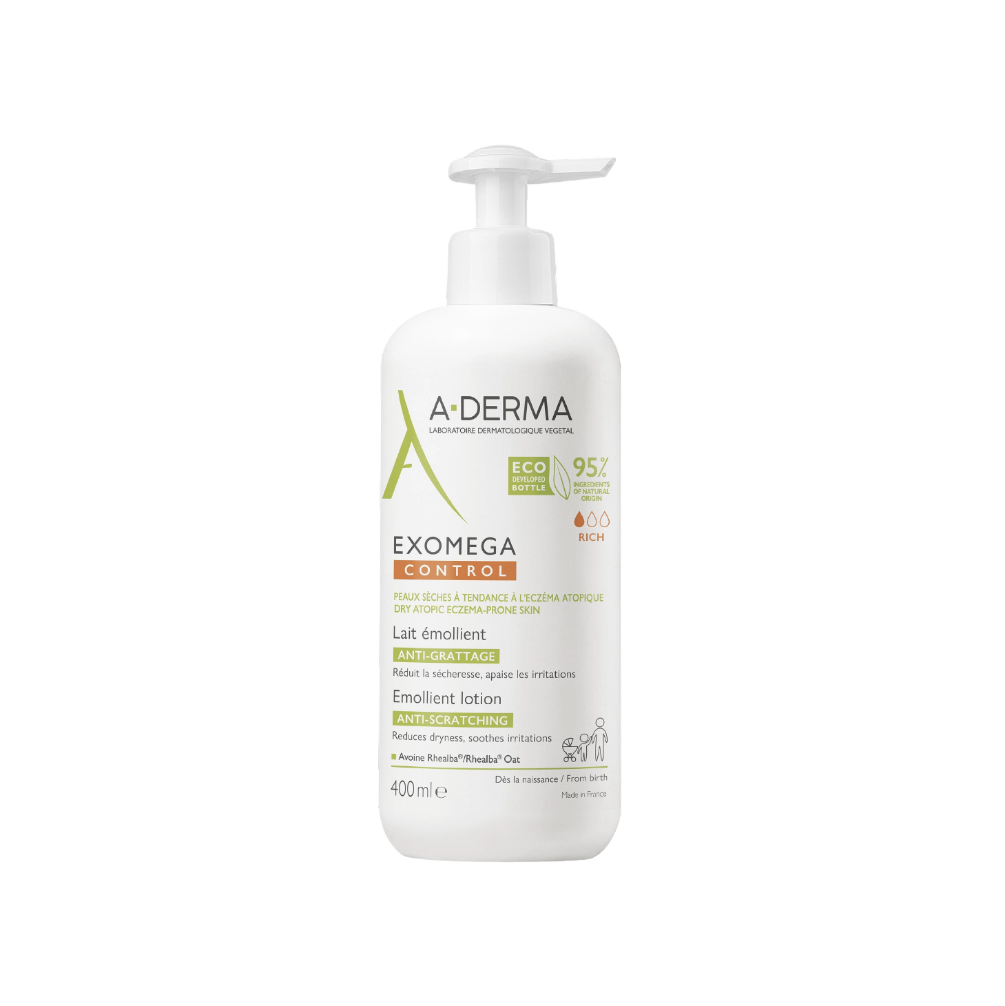 A-Derma Exomega Control Leite Emoliente 400ml