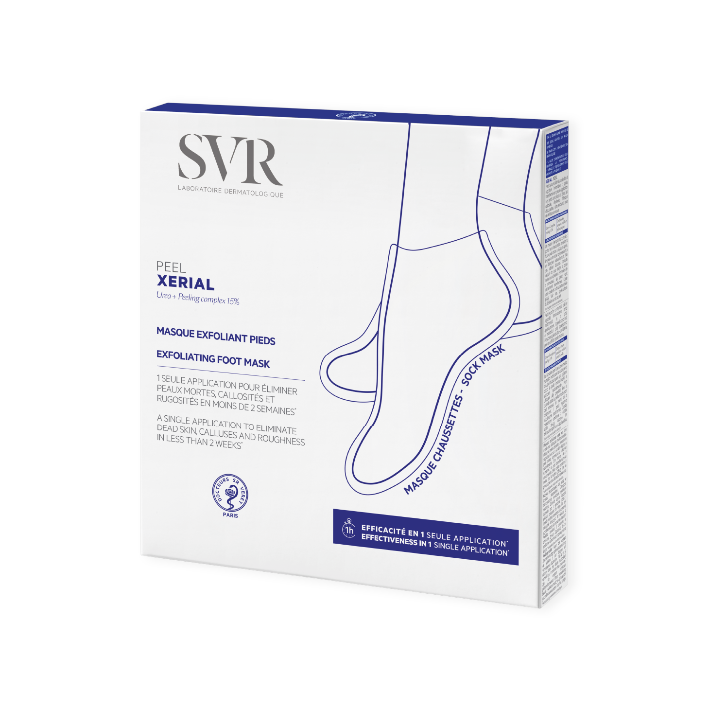 SVR Xerial Peel Máscara de Pés 1 Par