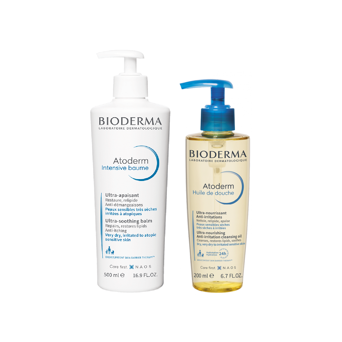 Bioderma Atoderm Intensive Baume 500ml + Óleo de Duche 200ml