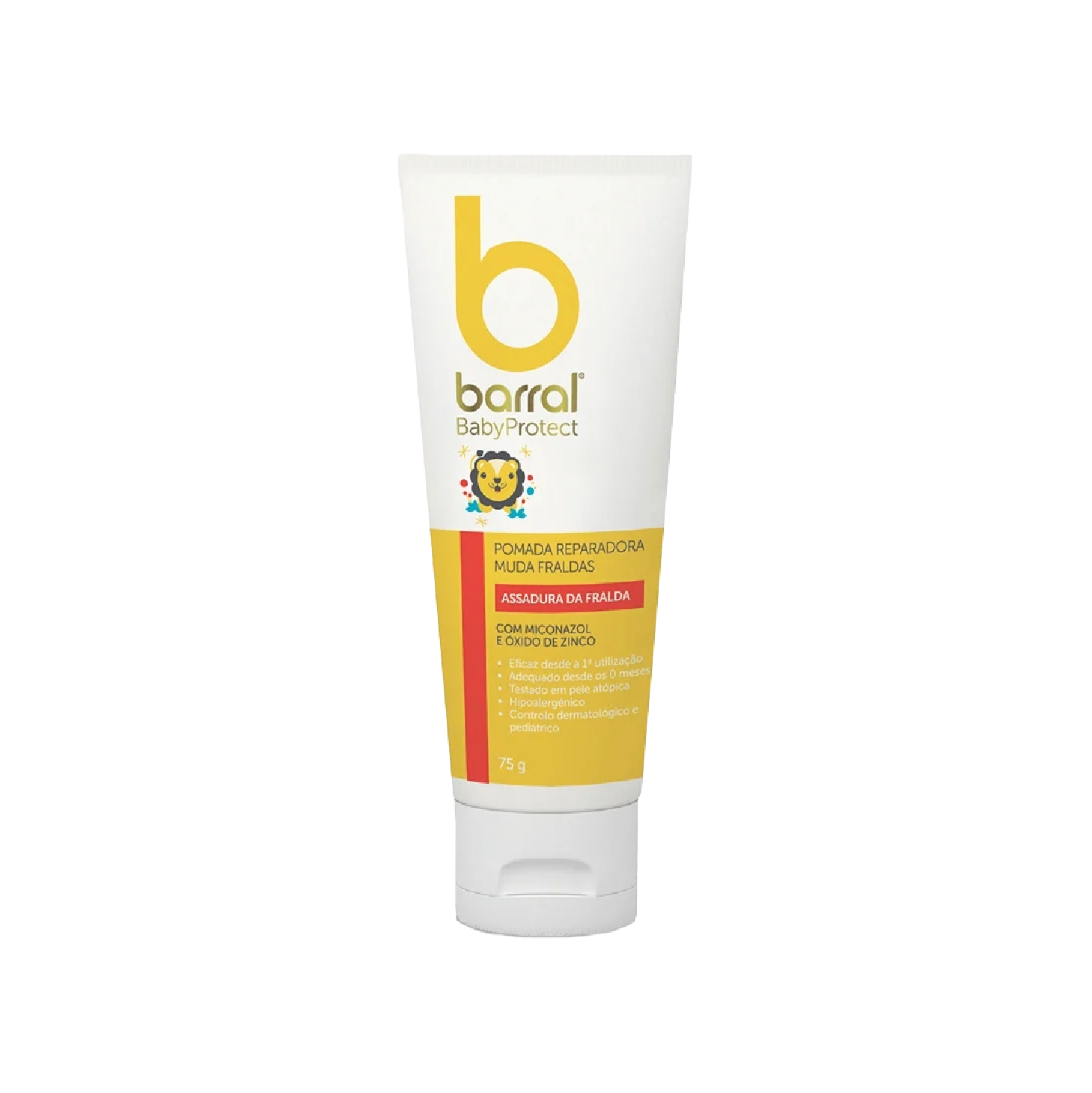 Barral BabyProtect Pomada para Cambio de Pañal con Miconazol 75 g