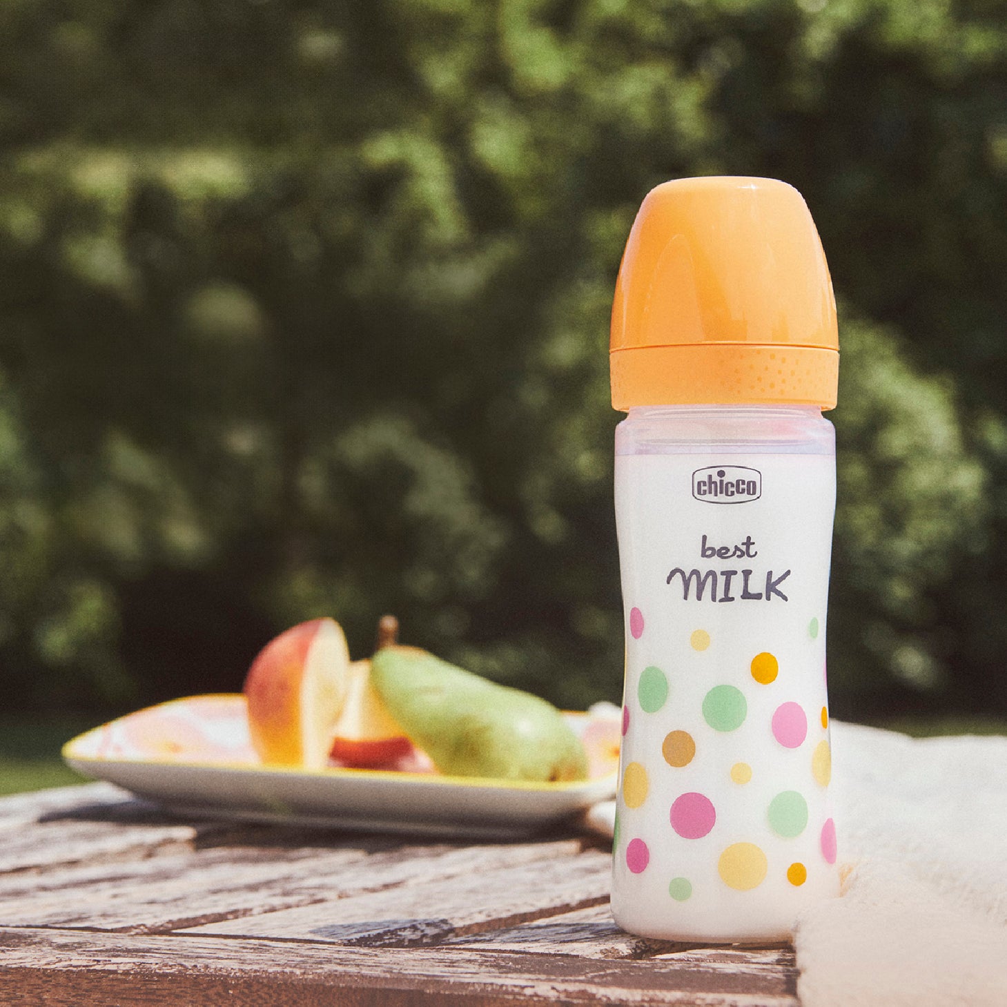 Chicco Perfect Easy Biberão Laranja "Best milk" 250ml +2 Meses