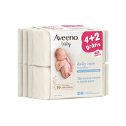 Aveeno Baby 72 Toalhitas de Limpeza x 6 Unidades