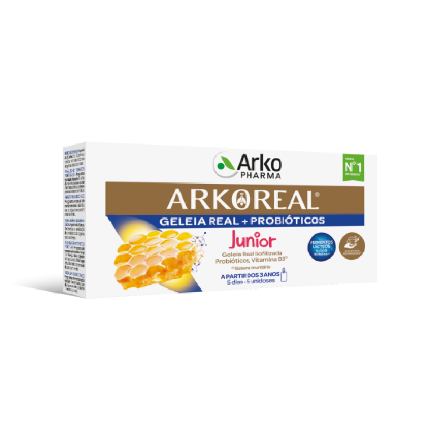 Arkoreal Geleia Real + Probióticos Junior 5 Frascos