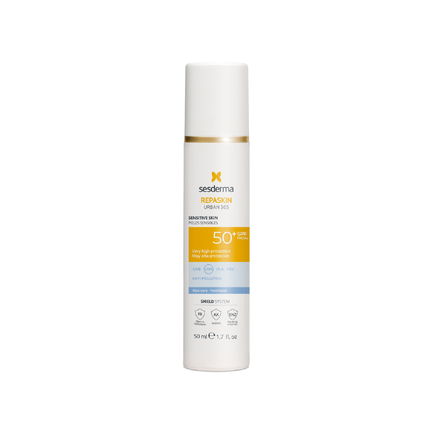 Sesderma Repaskin Urban 365 Pele Sensível Creme Gel SPF50+ 50ml