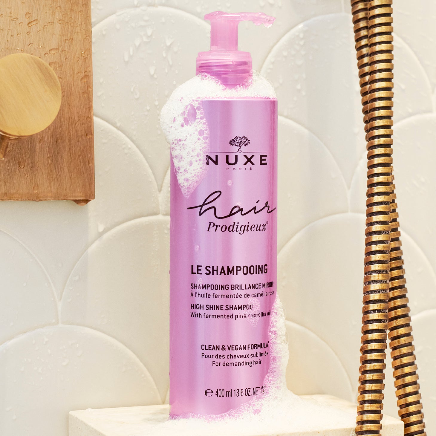 Nuxe Hair Prodigieux Champô Brilho 400ml