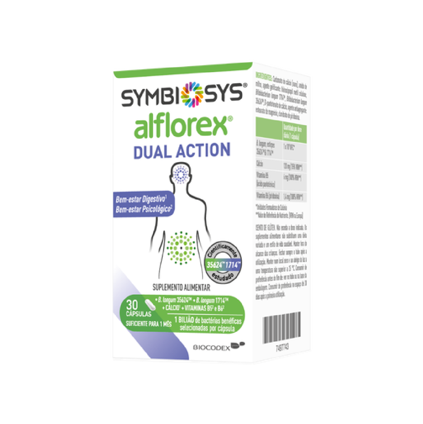 Symbiosys Alflorex Dual Action 30 Cápsulas