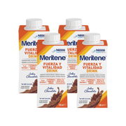 Meritene Força e Vitalidade Drink Chocolate 180ml x 4 Unidades