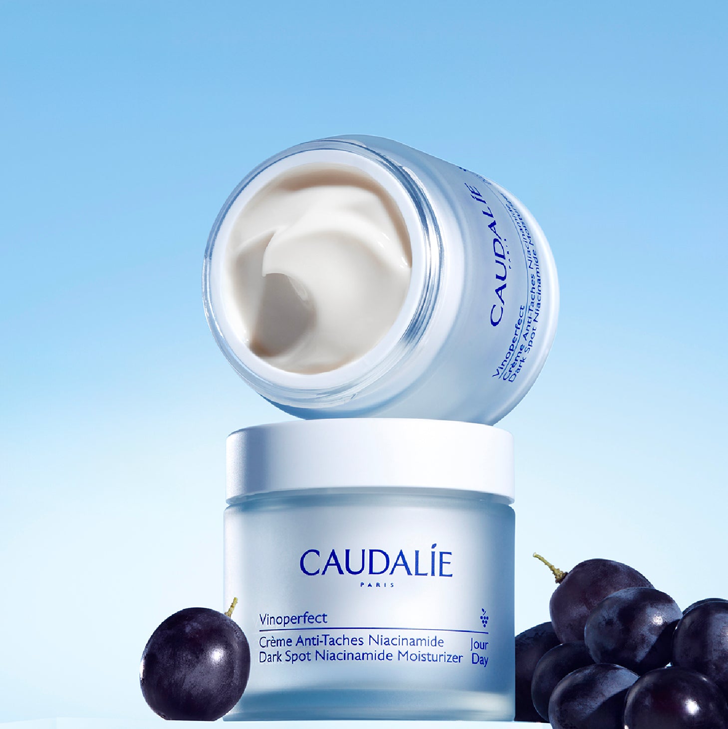 Recambio de crema de día con niacinamida Caudalie Vinoperfect (50 ml)