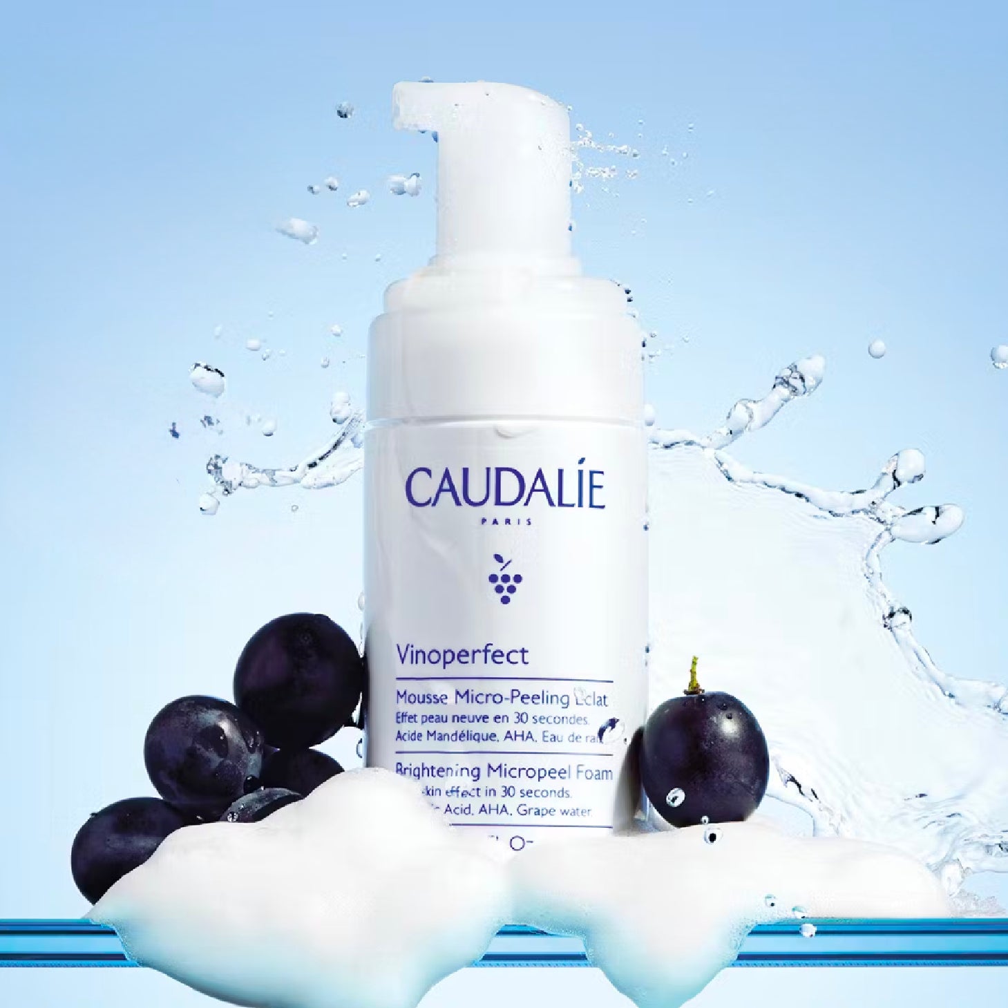 Caudalie Vinoperfect Espuma Micro-Peeling Luminosidade 50ml