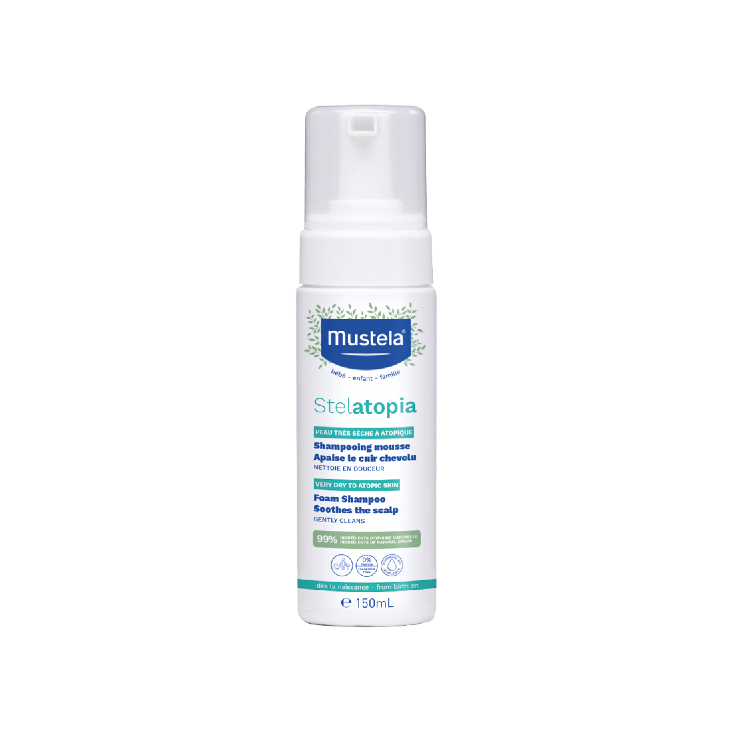 Mustela Stelatopia Champô-espuma 150ml