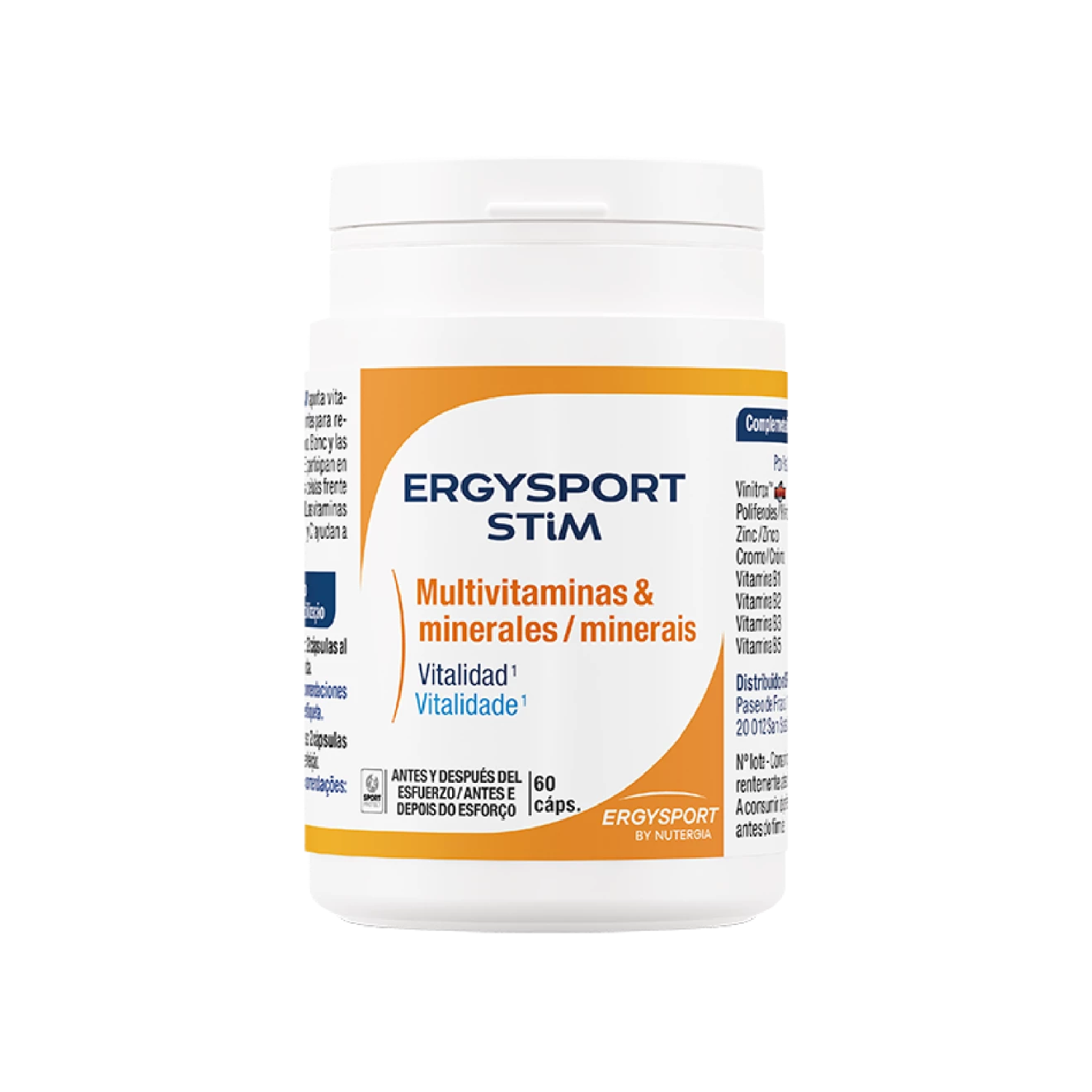 Nutergia Ergysport Stim 60 Cápsulas