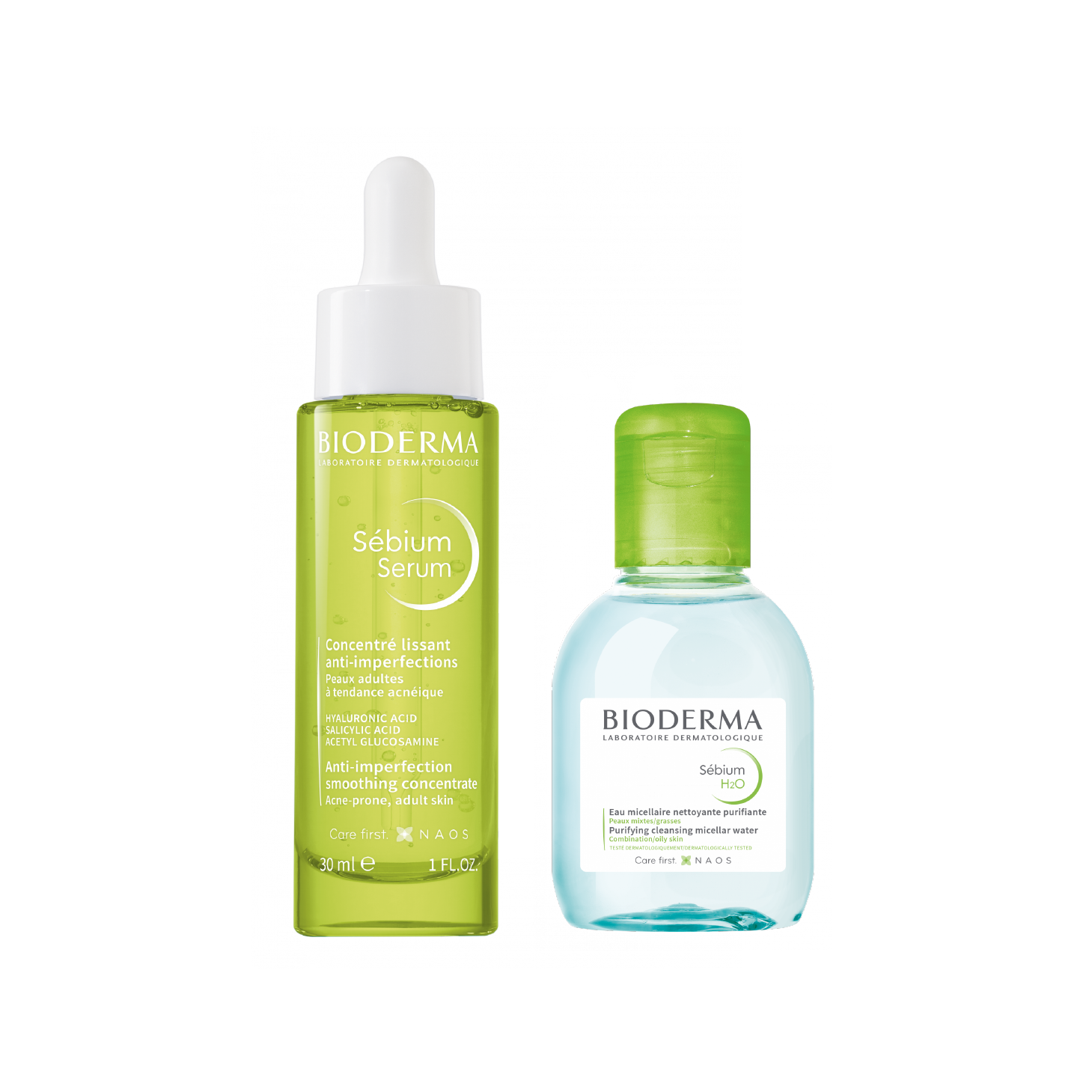 Bioderma Coffret Sébium Sérum 30ml + Água Micelar 100ml