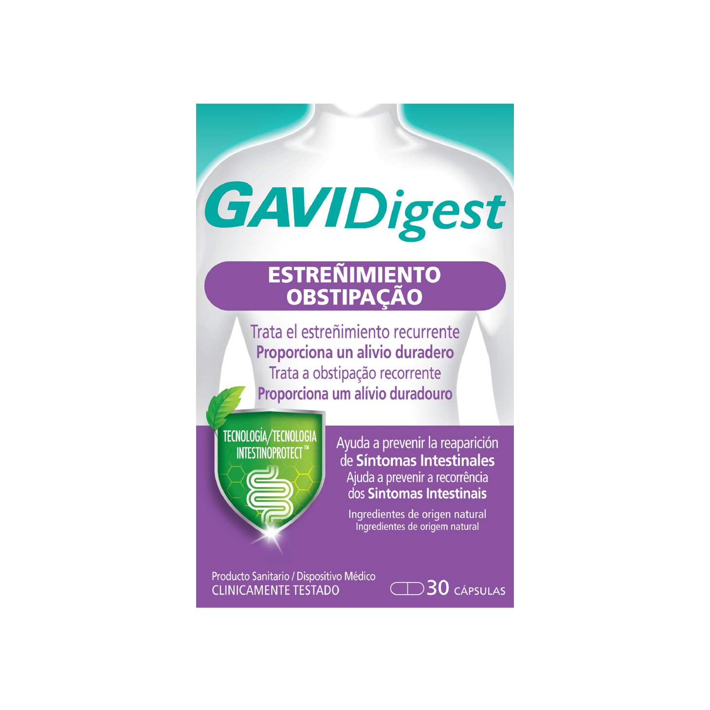 GaviDigest Diarreia 30 Cápsulas