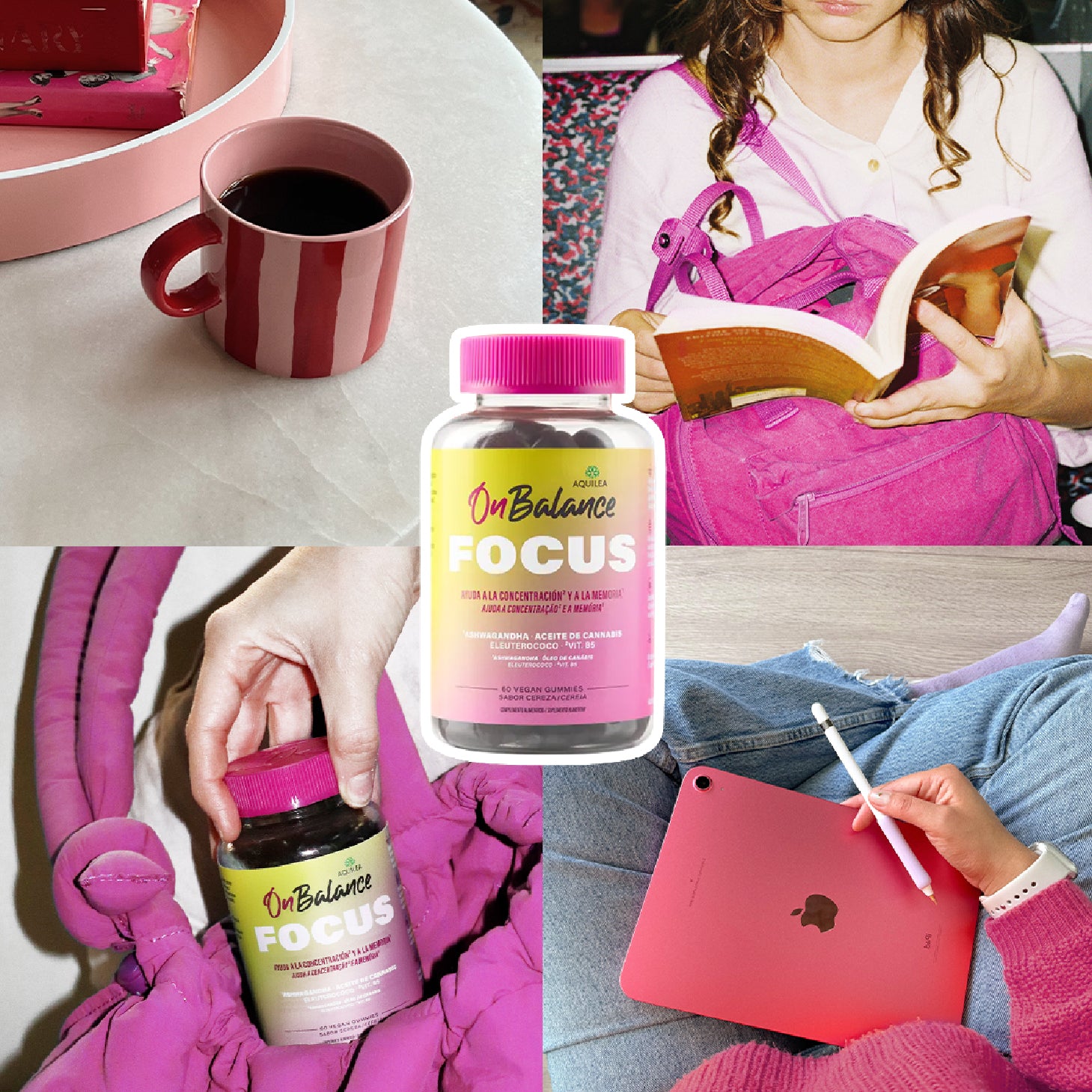 Aquilea OnBalance Focus 60 Gomas Cereja