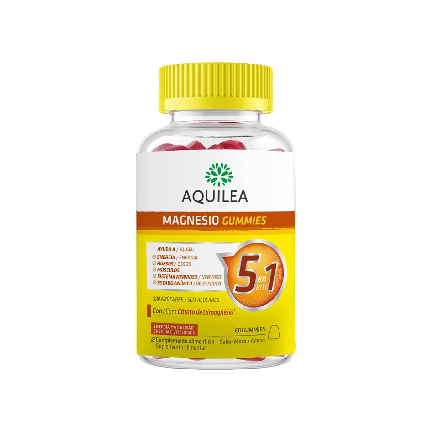 Aquilea Magnésio Gummies 60 Gomas Amora