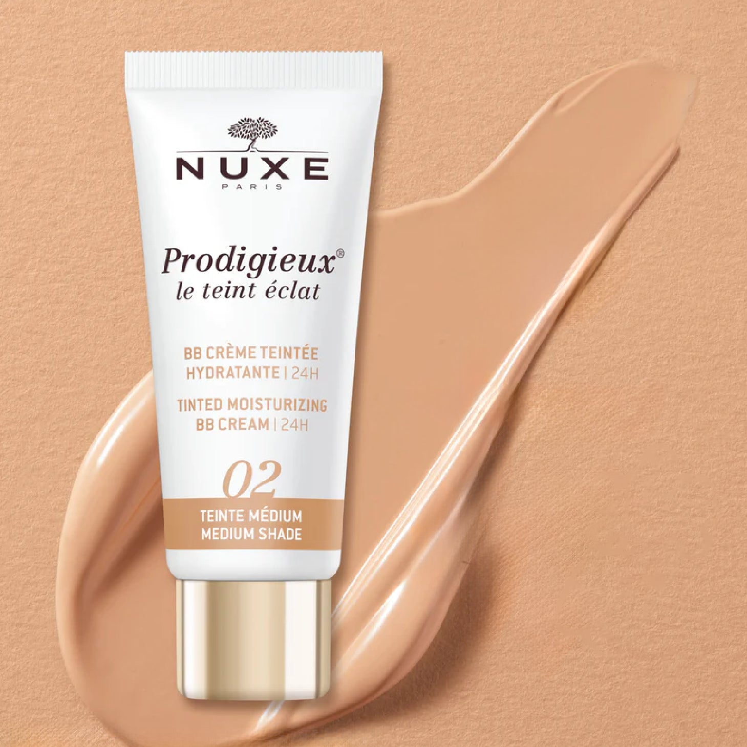 Nuxe Prodigieux BB Cream Hidratante Tom Médio 30ml