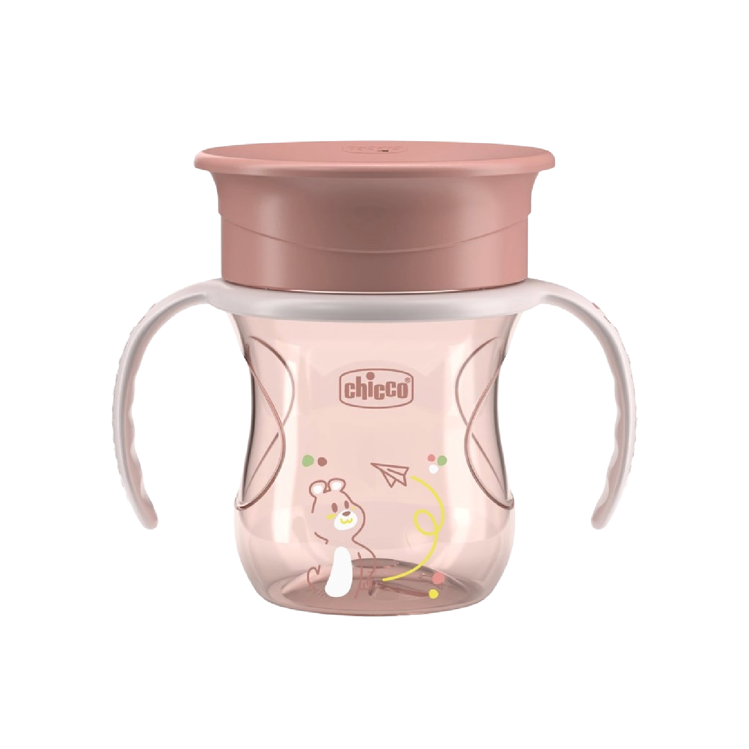 Chicco Copo de Refeição 360º Rosa +12 Meses