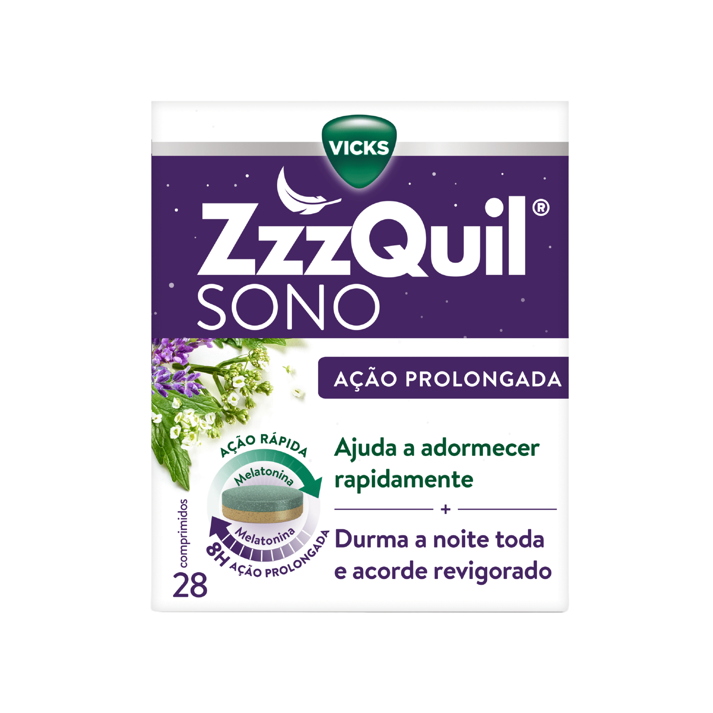 Zzzquil Sono Ação Prolongada 28 Comprimidos