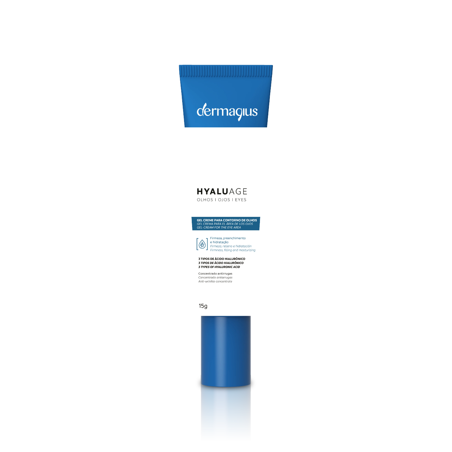 Dermagius Hyaluage Gel Creme Contorno de Olhos 15g