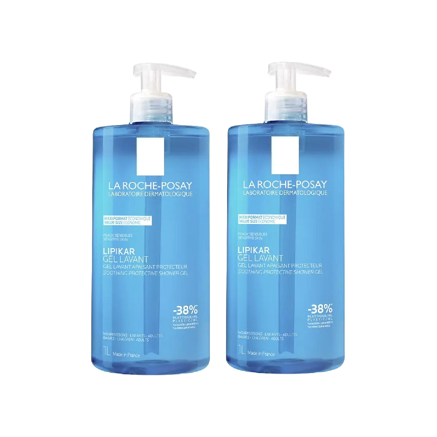 La Roche Posay Lipikar Gel de Duche 1L x 2 Unidades