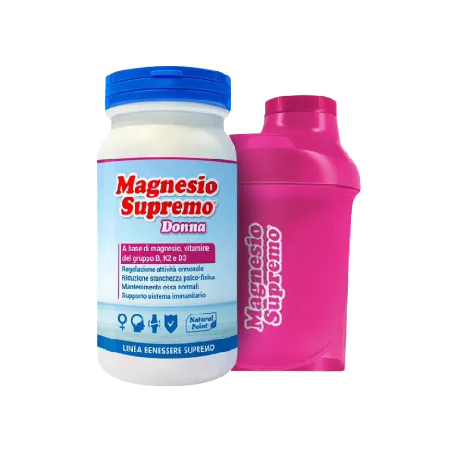 Magnesio Supremo Donna Pó 150g + Shaker