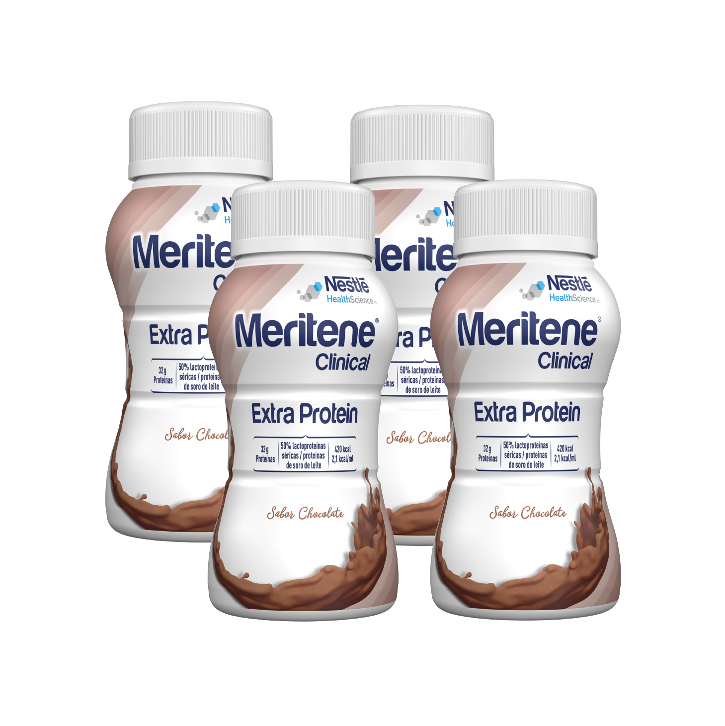 Meritene Clinical Extra Protein Chocolate 200ml x 4 Unidades