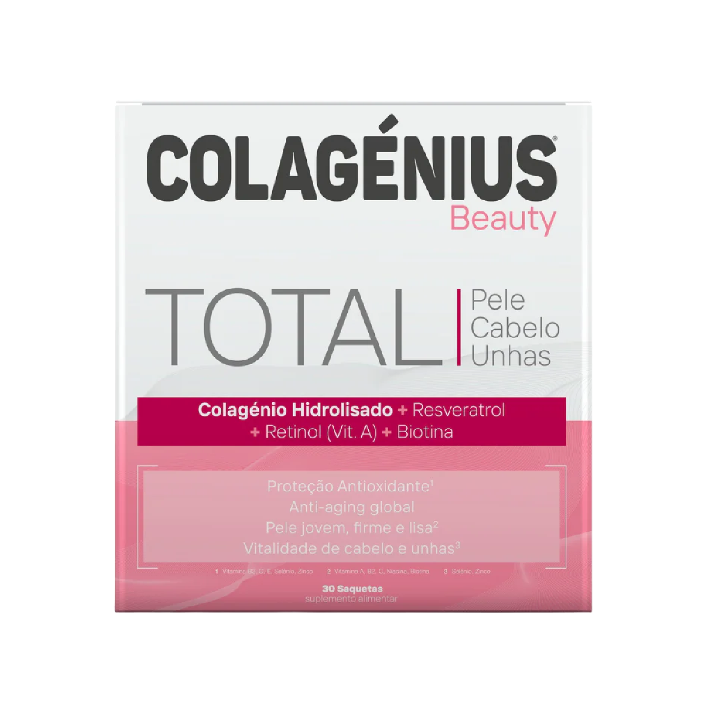 Colagénius Beauty Total Morango 30 Saquetas