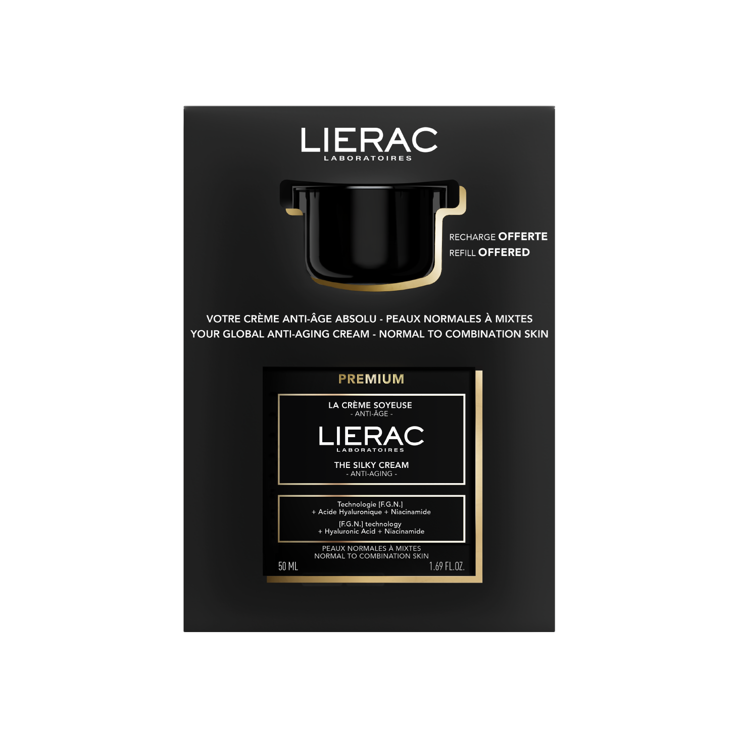 Lierac Premium Creme Sedoso 50ml + Recarga 50ml