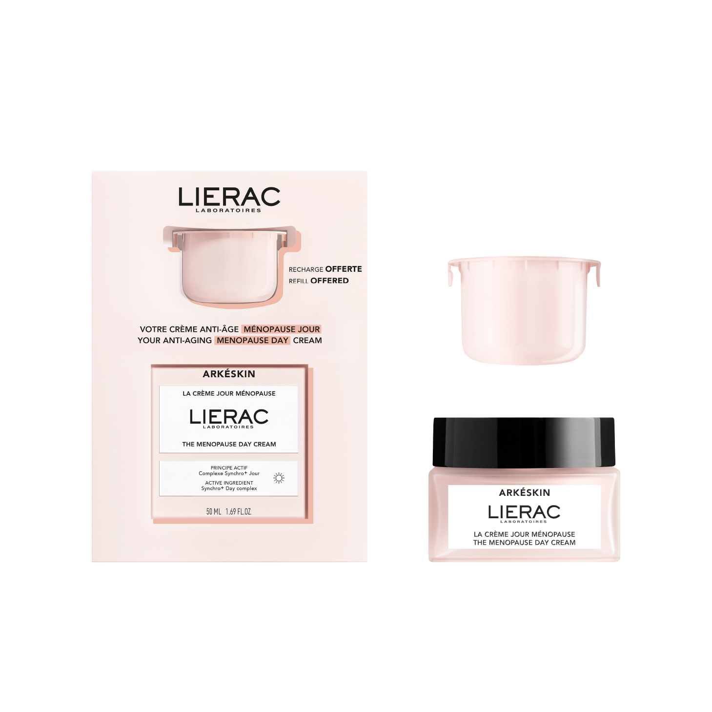 Lierac Estuche de Regalo Arkéskin Crema de Día 50ml + Recambio 50ml