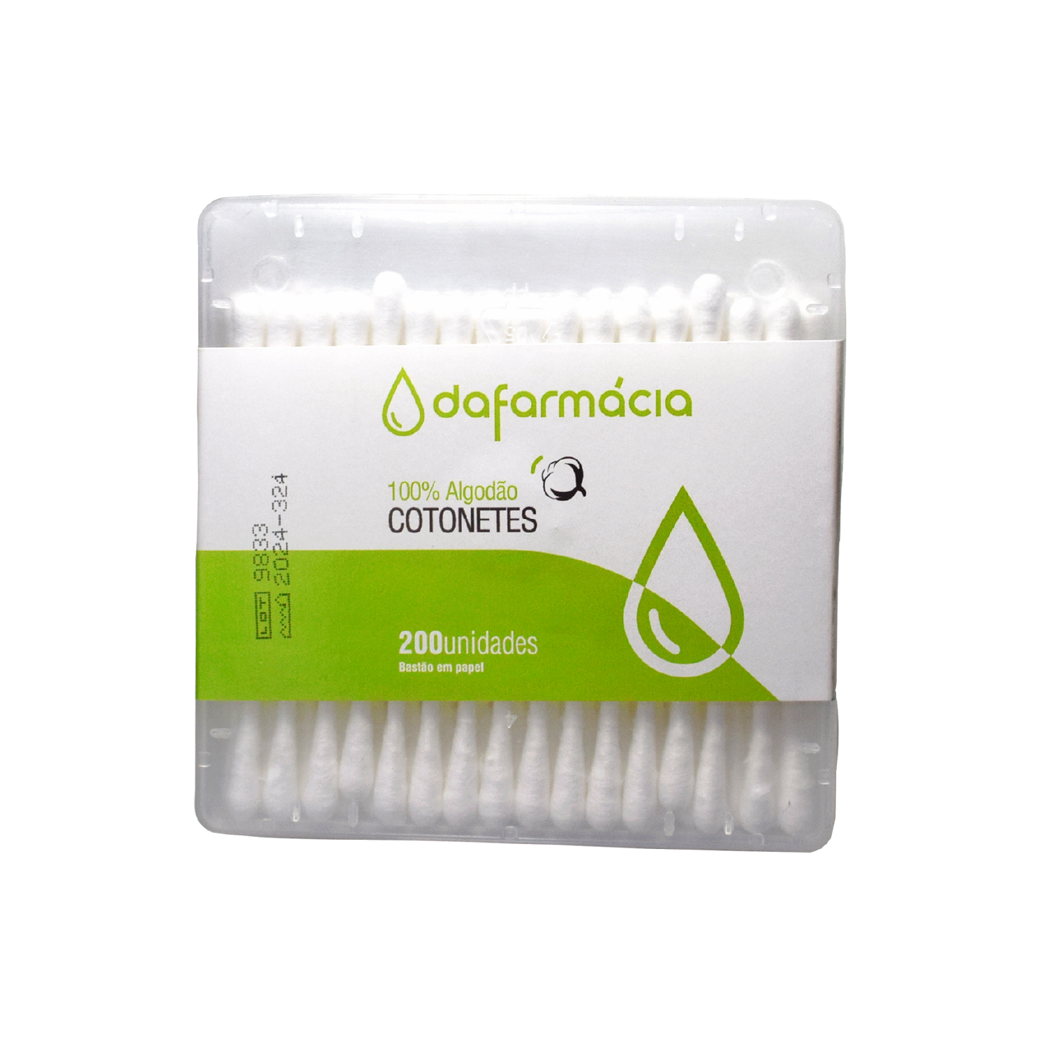 Dafarmácia Hisopos 100% Algodón 200 Unidades